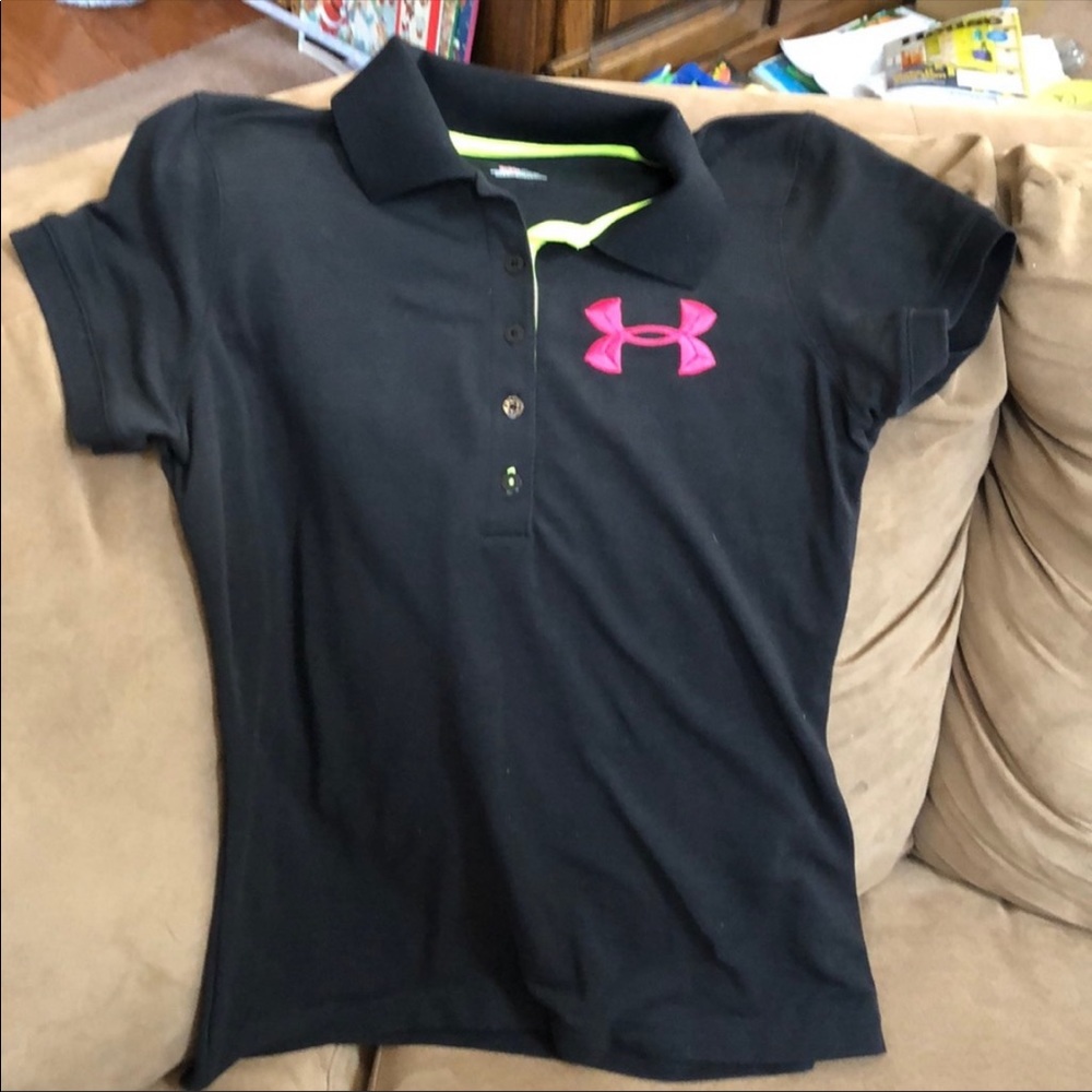 Cute Under Armour collar polo shirt